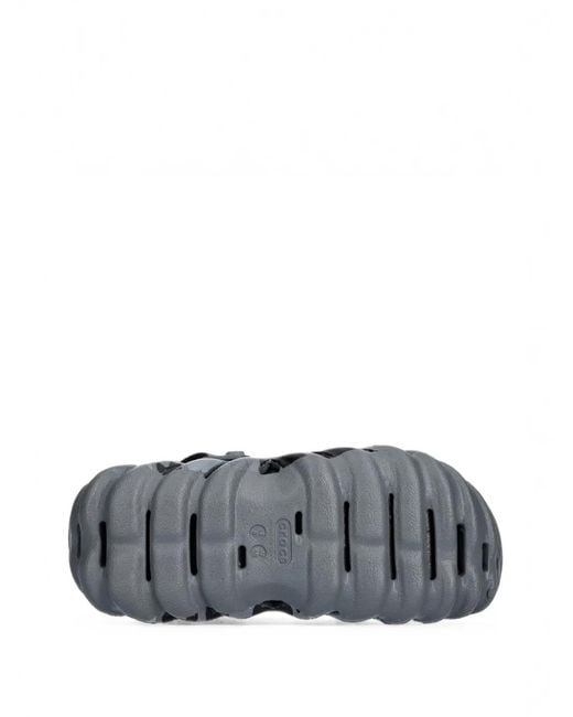 CROCSTM Gray Echo Camouflage-Print Clogs