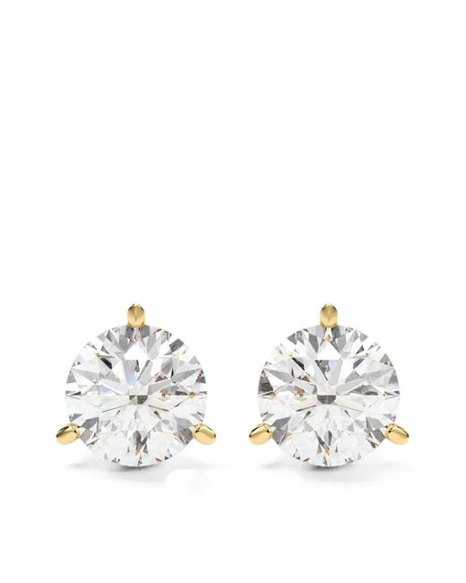 Diamond Essentials White Lab-Grown Diamond Solitaire Stud Earrings