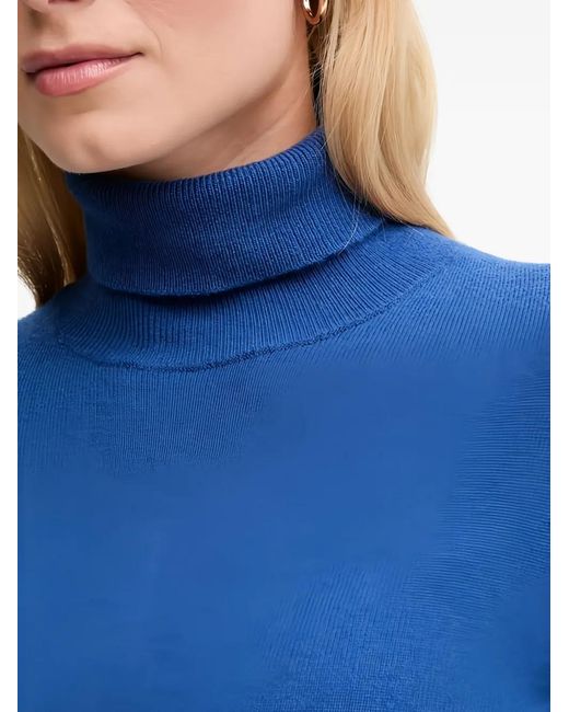 Benetton Blue Roll Neck Knitwear