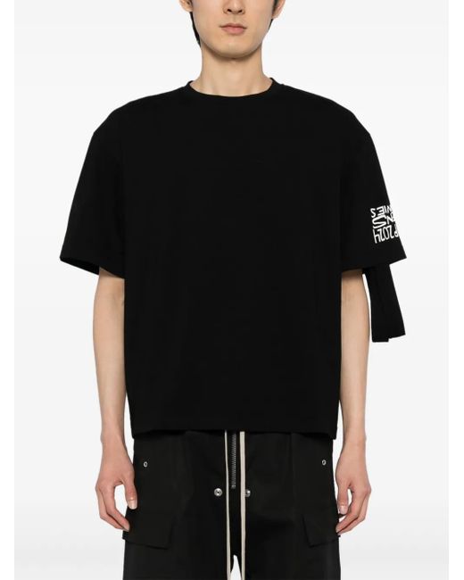 Natasha Zinko スローガン Tシャツ Black