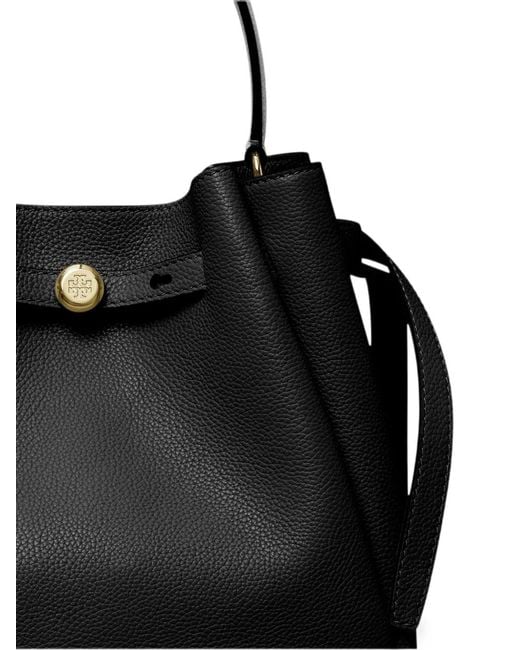 Tory Burch Black Romy Leather Shoulder Bag