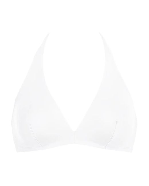 Eres White Gang Bikini Top