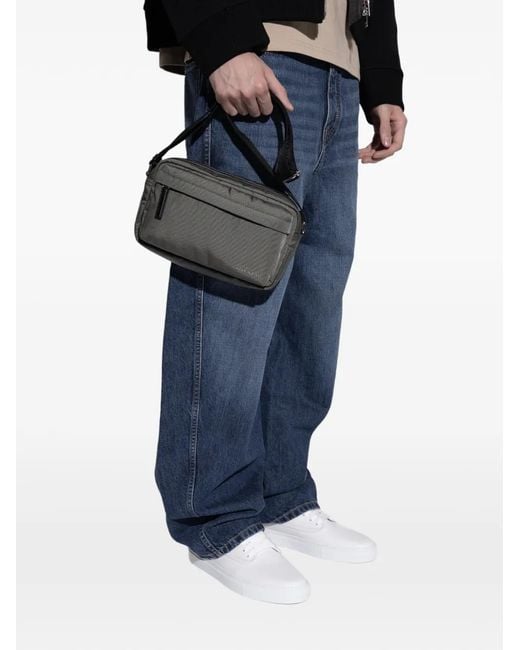 Givenchy Black Medium Zip Cross Body Bag for men
