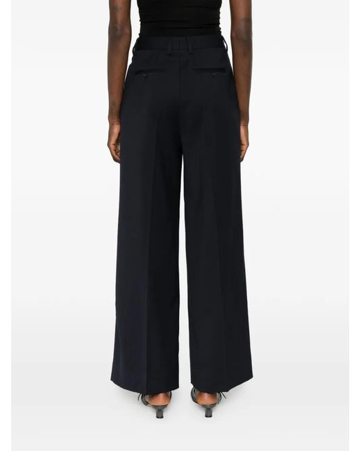 Filippa K Blue "Darcey" Wool Trousers