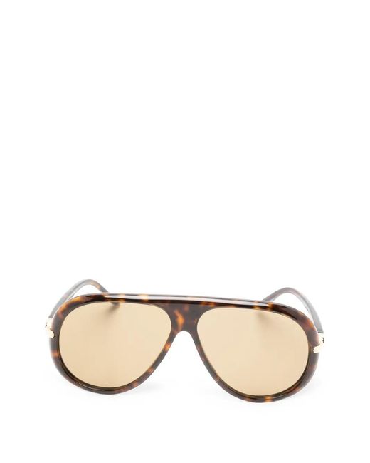 Chimi Natural Oona Pilot-Frame Sunglasses