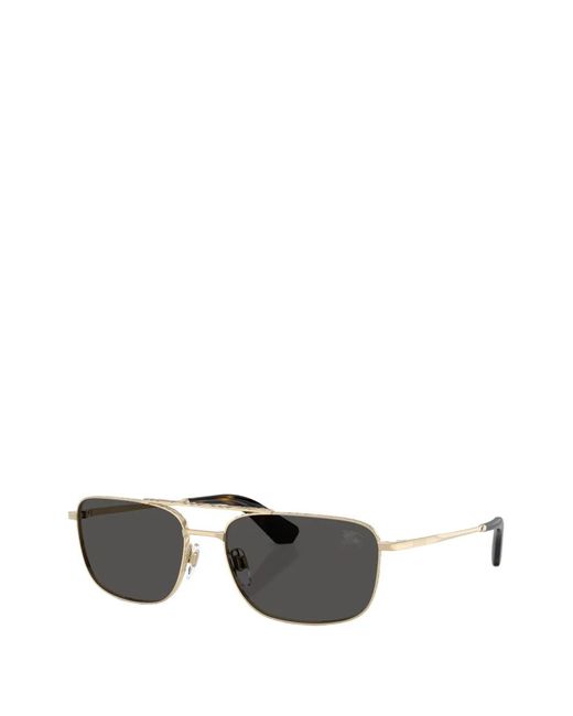 Burberry Gray Pilot-Frame Sunglasses