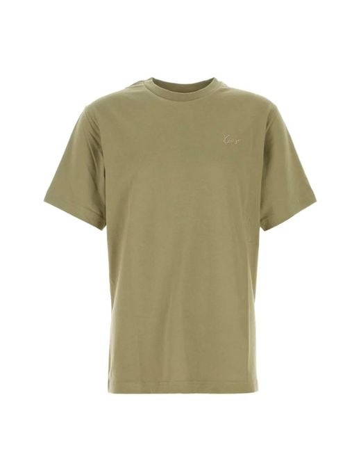 KENZO Green Signature Embroidered T-Shirt for men