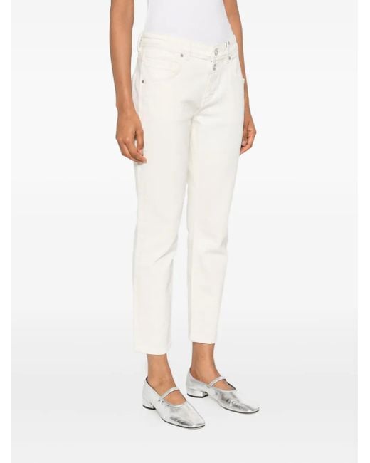 Marc O' Polo White Two-Button Trousers