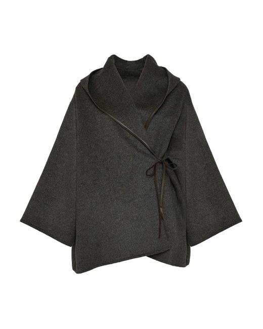 Yves Salomon Mantel Met Capuchon in het Black