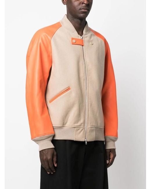 Y-3 Orange Classic Varsity Jacket for men