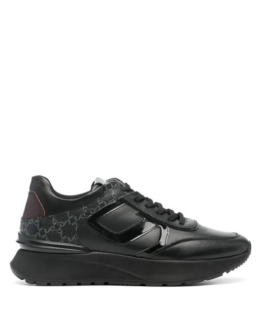 Nero Giardini Black Guanto Leather Sneakers