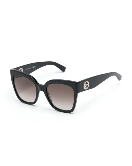 Longchamp Brown Oversize-Frame Sunglasses