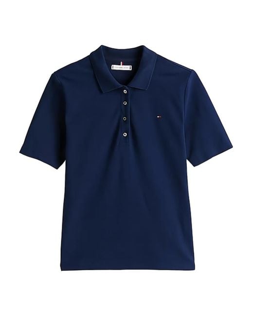 Tommy Hilfiger ショートスリーブ ポロシャツ Blue