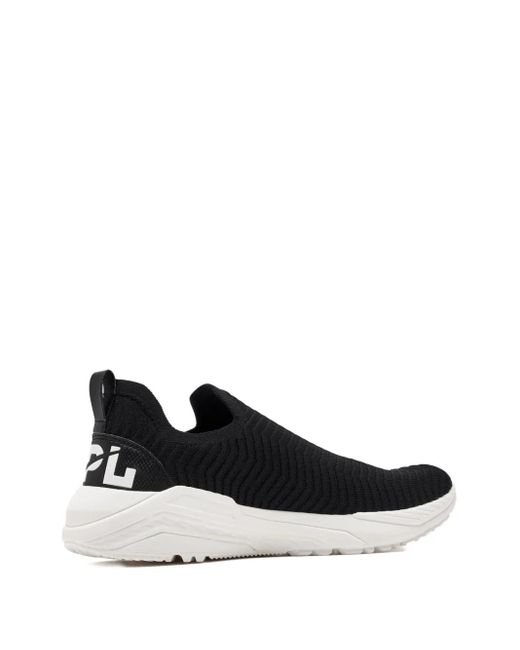 Athletic Propulsion Labs Black Techloom Traveler Slip-On Sneakers