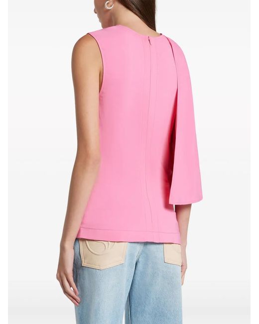 Stella McCartney Pink One-Shoulder Top