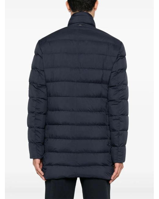 Herno Blue The Coat Clothing for men