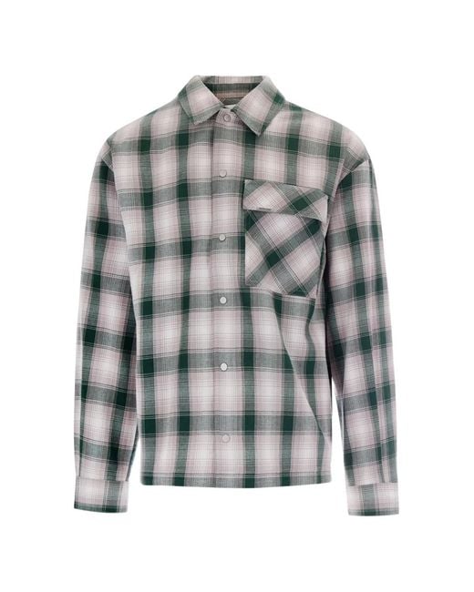 Represent Gray Chest-Pocket Shirt for men