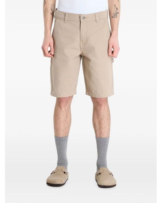 Dickies Canvas Shorts in het Natural voor heren