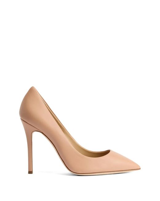 Giuseppe Zanotti White Lucrezia Leather Pumps