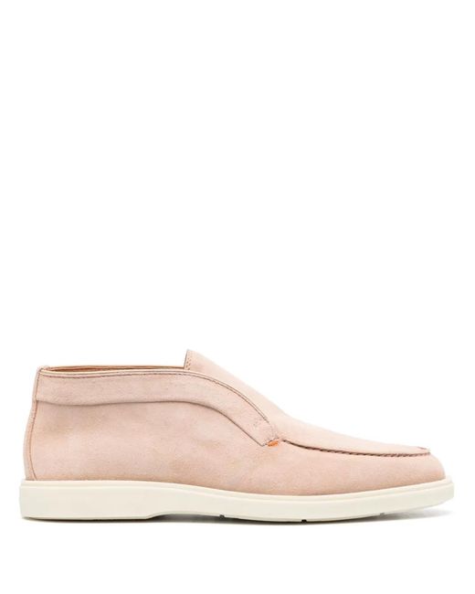 Santoni Pink Ankle Boots for men