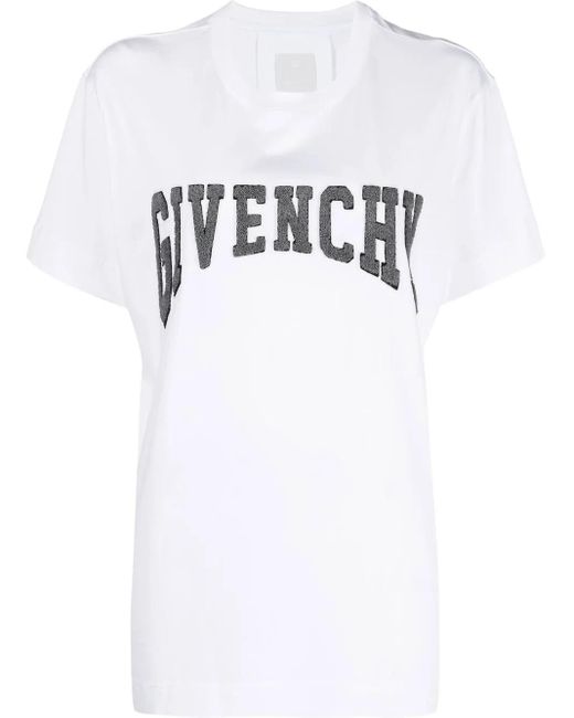 Camiseta con logo estampado Givenchy de color White