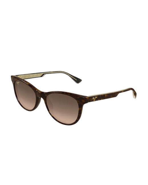 Maui Jim Brown Cat-Eye Sunglasses