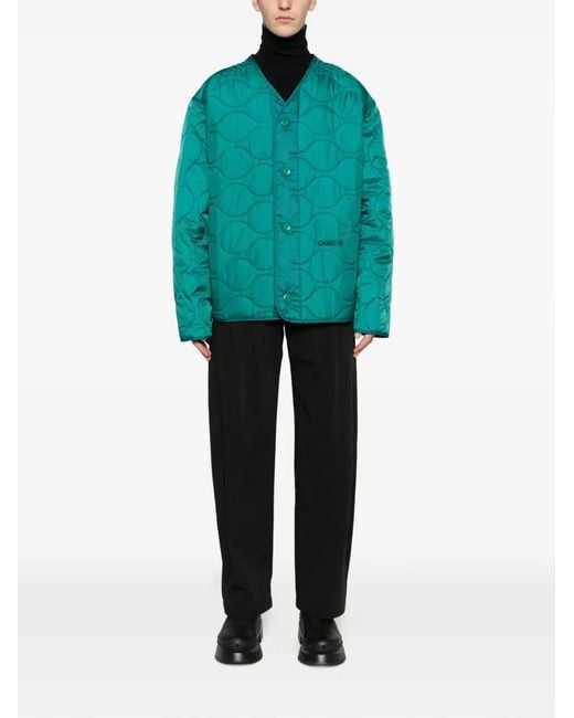 OAMC Green Quilted Jacket for men
