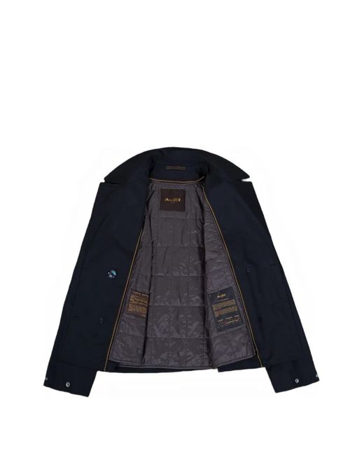Moorer Blue Lenys Double-Breasted Blazer