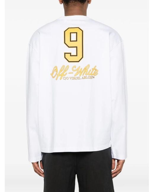 Off-White c/o Virgil Abloh White Logo Graphic T-Shirt for men