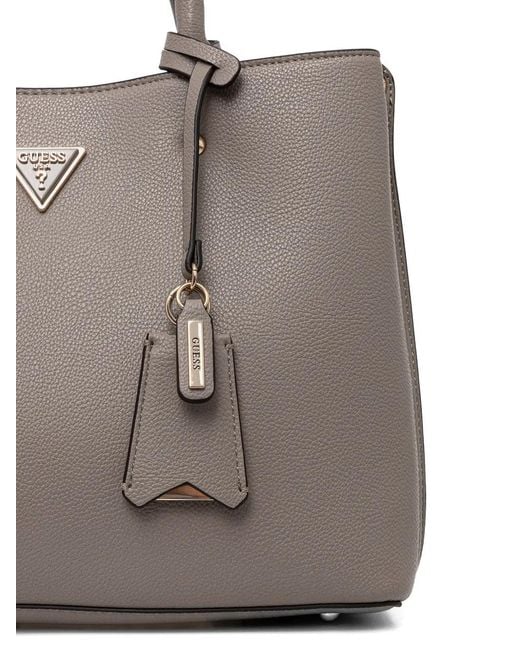 Guess Gray Meridian Tote Bag