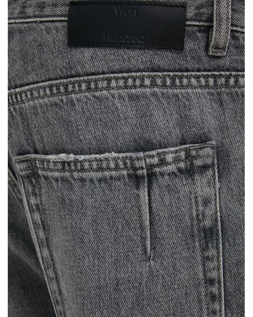 Won Hundred Gray Button-Up Trousers for men