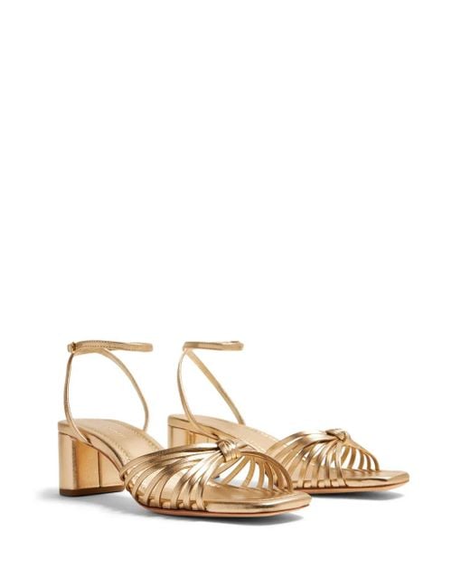 Sandali Olivian Metallizzati 50Mm di Loeffler Randall in Metallic