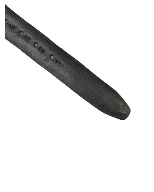 Fortela Black Crockett Leather Belt
