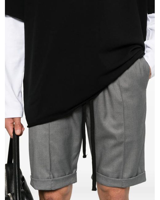 Hamza Black Thomas Drawstring Shorts for men