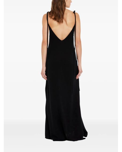 Alanui Black Finest Maxi Dress
