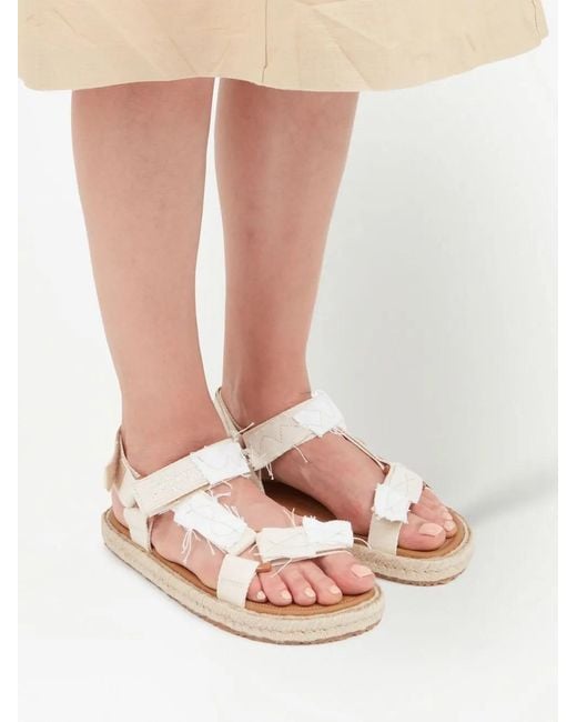 Maison Margiela Natural Patchwork Hiking Sandals