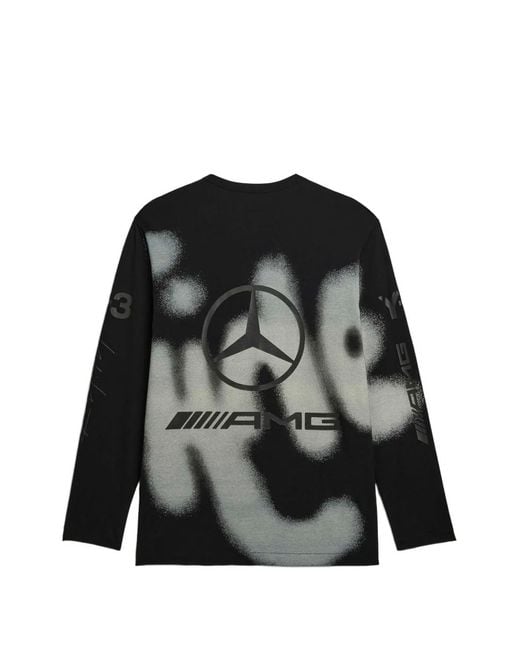 Y-3 Black X Mercedes Amg Petronas Formula 1 Team Yohji T-Shirt for men