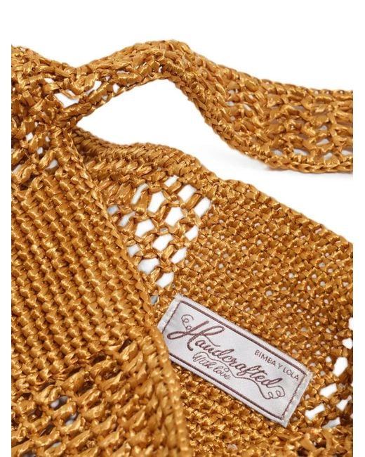 Bimba Y Lola Natural Large Shoulder Bag