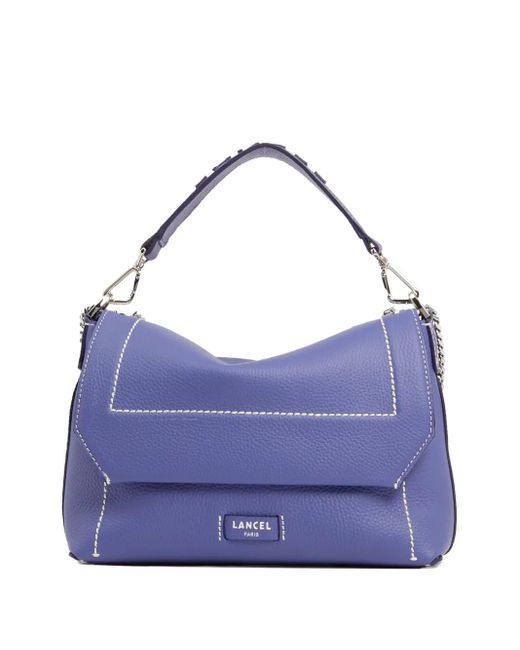 Lancel Ninon Leren Tas Met Omslag in het Purple