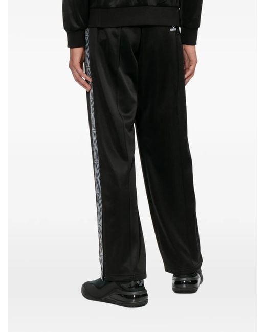 Toga Black X Umbro Logo-Embroidered Track Pants for men