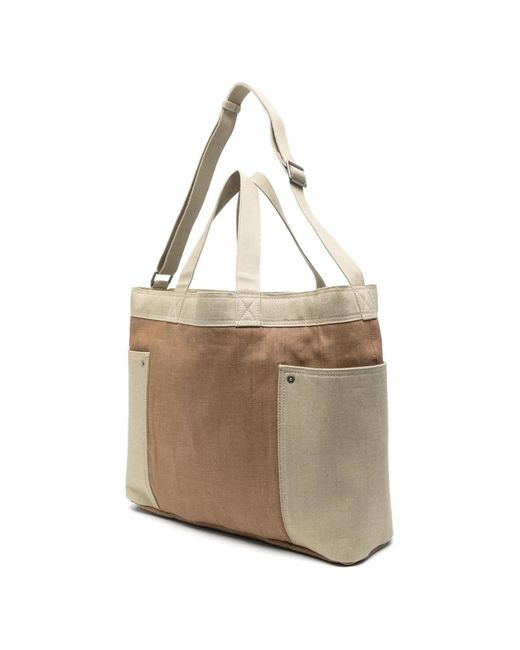 A.P.C. Natural Sac Cabas Jardin À Patch Logo