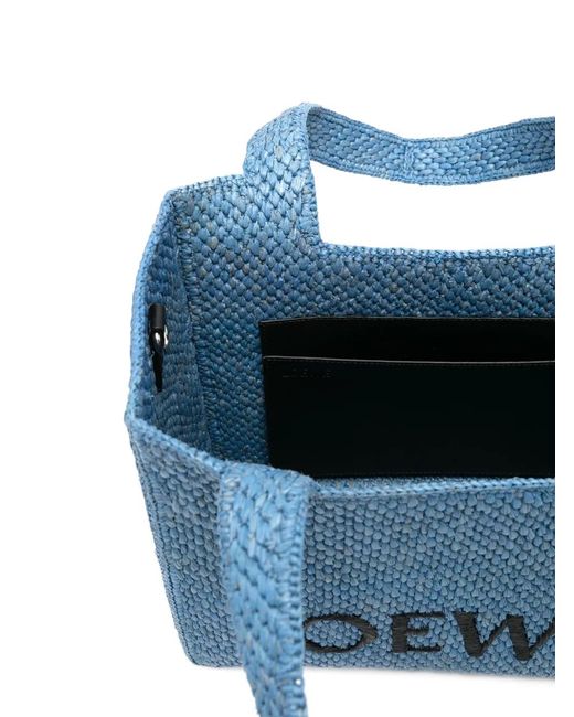 Loewe Blue Medium Font Tote Bag
