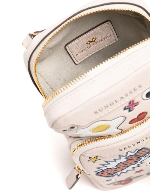 Anya Hindmarch White Stickers Cross Body Bag