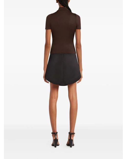 Courreges ショートスリーブ トップ Brown