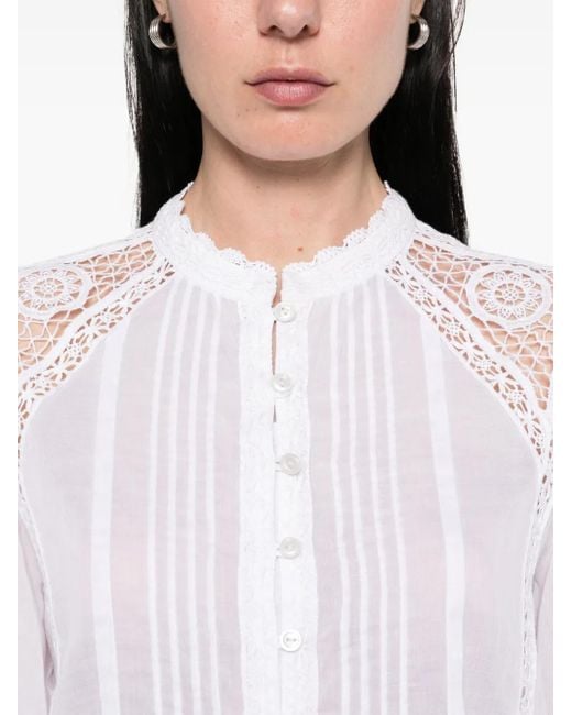 Isabel Marant Greicy Blouse in het White