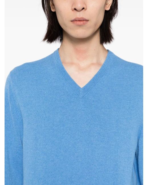 メンズ N.Peal Cashmere Burlington セーター Blue