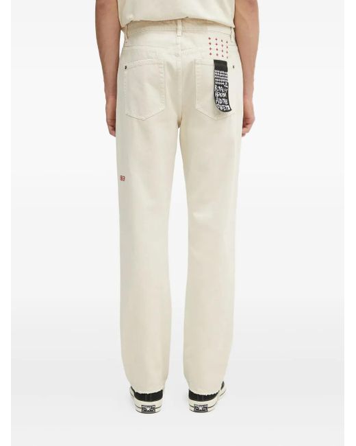 Ksubi Jeans mit besticktem Patch in Natural für Herren