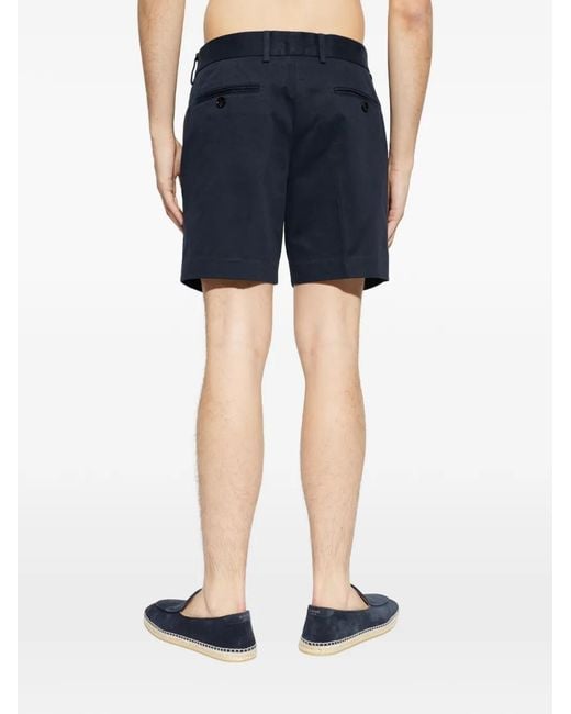 Tom Ford Blue Short En Jean À Taille Ceinturée for men