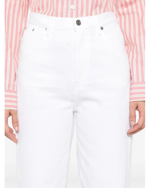 Dondup White Bessie Special Jeans