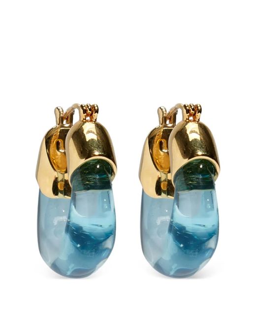 Lizzie Fortunato Metallic Organic Hoop Earrings